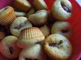 Mini-muffins pavot - raisin rose