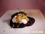 Betteraves au fromage frais de brebis sans lait et sans gluten