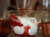 Crème de mascarpone aux fraises