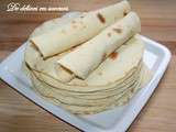 Tortillas de blé ou galettes de blé mexicaines