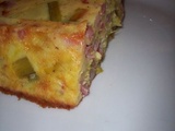 Clafoutis salé Poireaux & Lardons