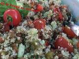 Salade quinoa lentilles veggie
