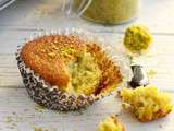 Cake (ou Muffins) Pistache, Citron et Fleur d'Oranger