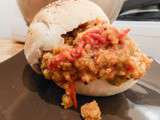 Sloppy Joe aux lentilles: le burger américain, végétarien