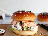 Burger nordique au saumon