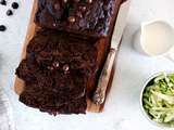 Cake chocolat courgette healthy (Zucchini bread au chocolat)