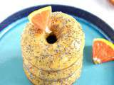 Donuts orange et graines de pavot