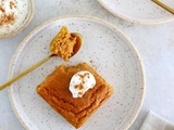 Gâteau moelleux à la courge healthy