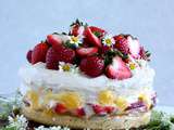 Gâteau suédois de Midsommar aux fraises (Midsommartårta)