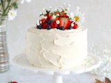 Layer cake aux fraises facile