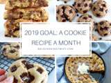 Objectif 2019 : une nouvelle recette de cookies chaque mois