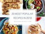 Top 20 de vos recettes préférées en 2018