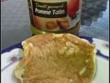 Pancakes à la farine de seigle et compote de pomme tatin