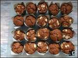 Muffins chocolat poires tout moelleux