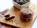 Cookies à la mûre & au chocolat