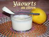 Yaourts au citron (sans yaourtière)