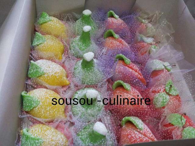 Recettes De Fruits En Pate D Amande Gateau Traditionnel Algerien