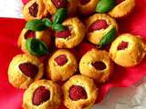 Minicakes aux fraises