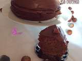 Gâteau au chocolat fourré de mascarpone et Nutella