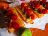 Tartelettes aux fruits d'automne l'arbouse figues et clémentines
