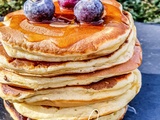 Pancakes à la banane {Sans sucre et sans matière grasse}