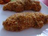 Aiguillettes de poulet pané aux épices (au four)