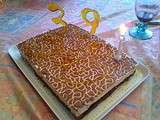 Gâteau d'anniversaire du zhom