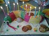 Gâteau d'anniversaire  serpent 