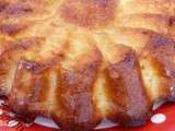 Gâteau de tapioca caramélisé aux pommes