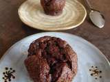 Muffins ultra fondants chocolat noir et praliné