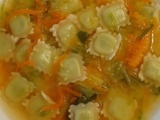 Soupe (ou bouillon) de ravioles