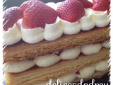 Mille-feuille Fraises - vanille