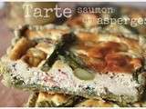 Tarte asperges & saumon