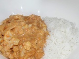 Curry de lentilles et chou-fleur au lait de coco