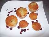 Muffins aux cramberries