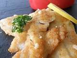 Filets de merlan accompagnés d'une purée de patate douce