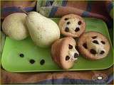 Muffins aux Poires et Raisins Secs
