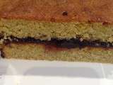 Cake pistache cerises noires