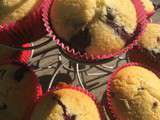 Muffins aux crandberries et myrtilles