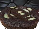 Tarte cake poires chocolat de Christophe Felder