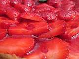 Tarte aux fraises ricotta/mascarpone
