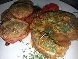 Roti de Porc sauce barbecue et Tomates provençales