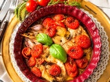 Espadon cuit au four a la méditerranéenne ....سمك الاسبادون في الفرن بالأعشاب العطرية