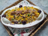 Salade de boulgour mimosas aux legumes....سلطة البرغل بالخضار