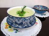 Soupe de poireaux-pommes de terre.....حساء(شوربة) الكرات