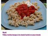 Manti / raviolis turques a la sauce tomate et au yaourt