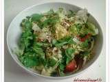 Salade laitue-mache-roquette-graines de lin