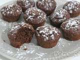 Muffins chocolat noisette allégés