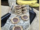 Mini tartelettes avoine banane chocolat