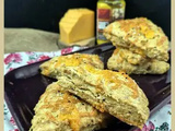 Scones cheddar moutarde douce
